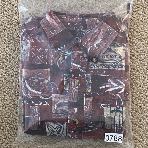 ONO & COMPANY Aloha Hawaiian Tropical Shirt Men L Large - Picture 5 of 5